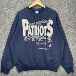 Vintage New England Patriots Sweatshirt, Vintage NFL Patriots Football Shirt Tee